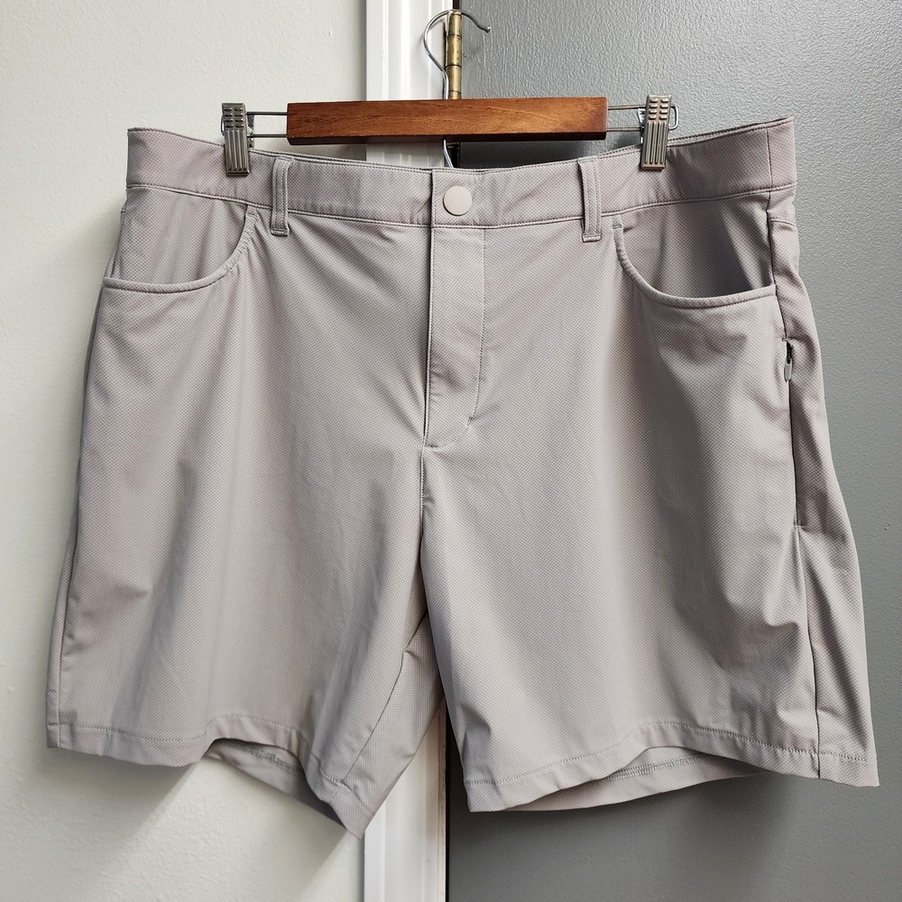 Rhone Shorts Mens 38 Gray 7" Golf Momentum Stretch Gym Athletic Golf Shorts